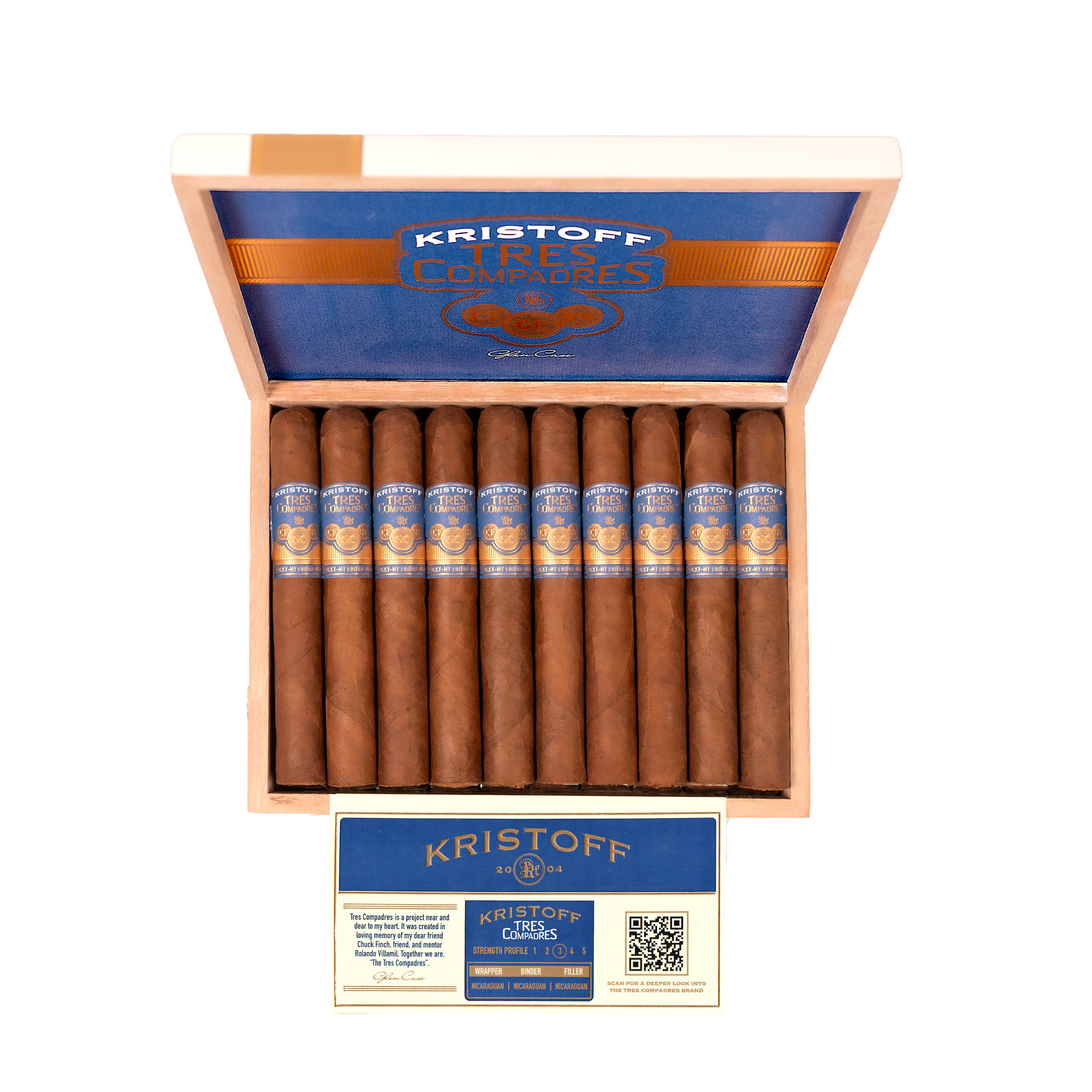 kristoff-tres-compadres-robusto-zigarre-5x50 image 1