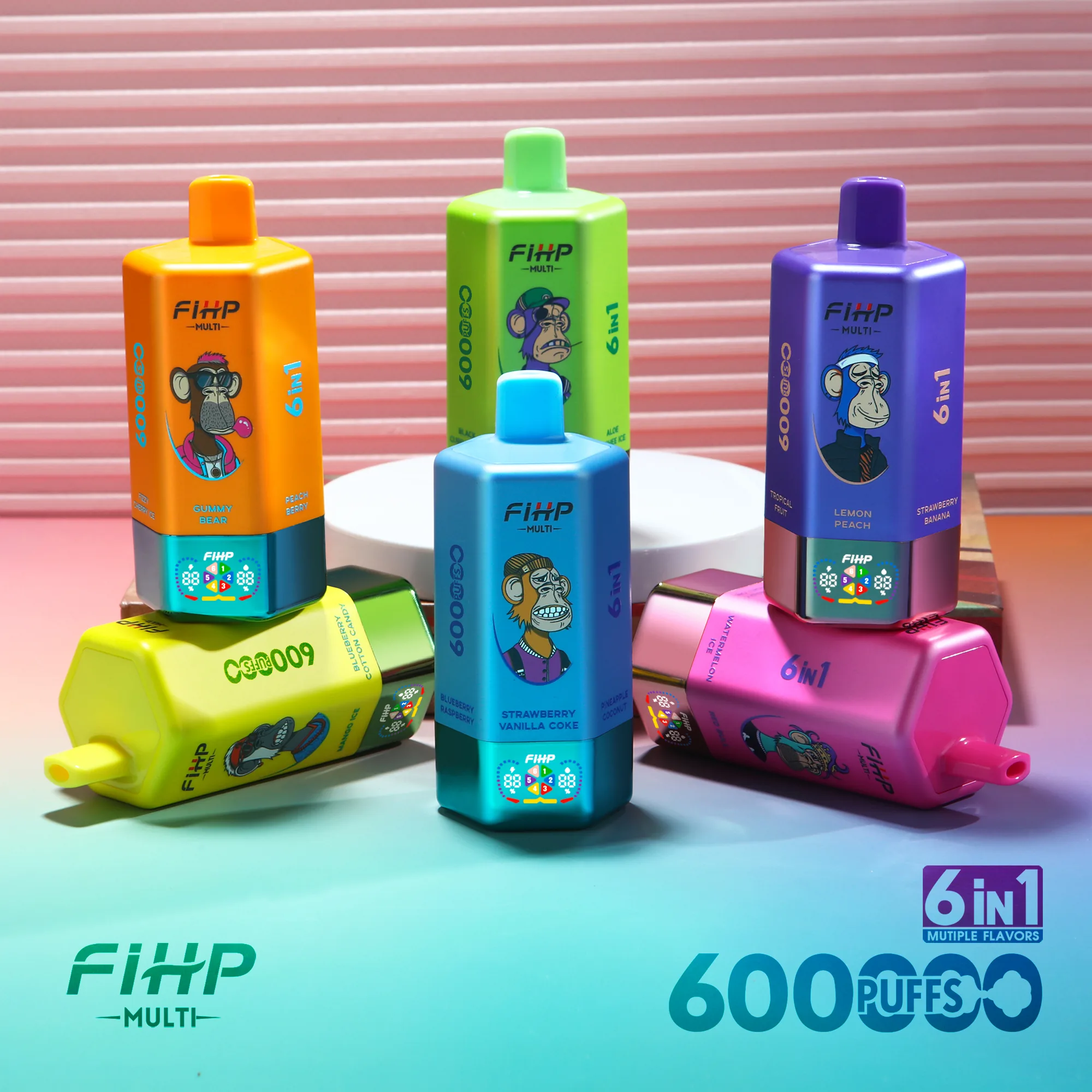 fihp-600k-6-in-1-multi-flavor-vape-64ml-6-aromen image 5