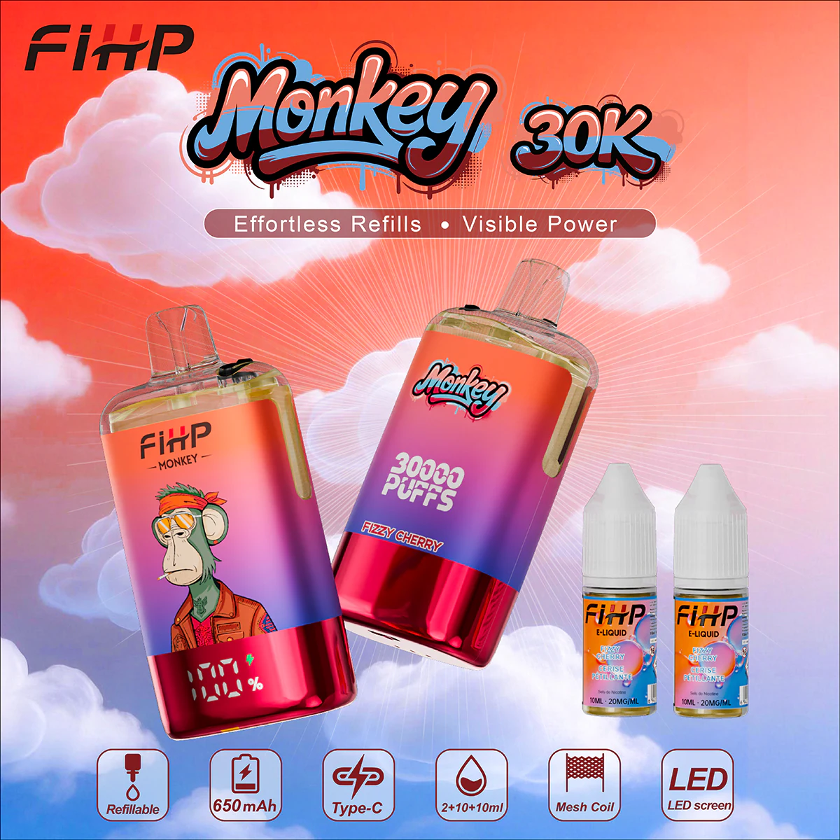 fihp-monkey-30k-refillable-tpd-vape-20mg-6-in-1 image 7