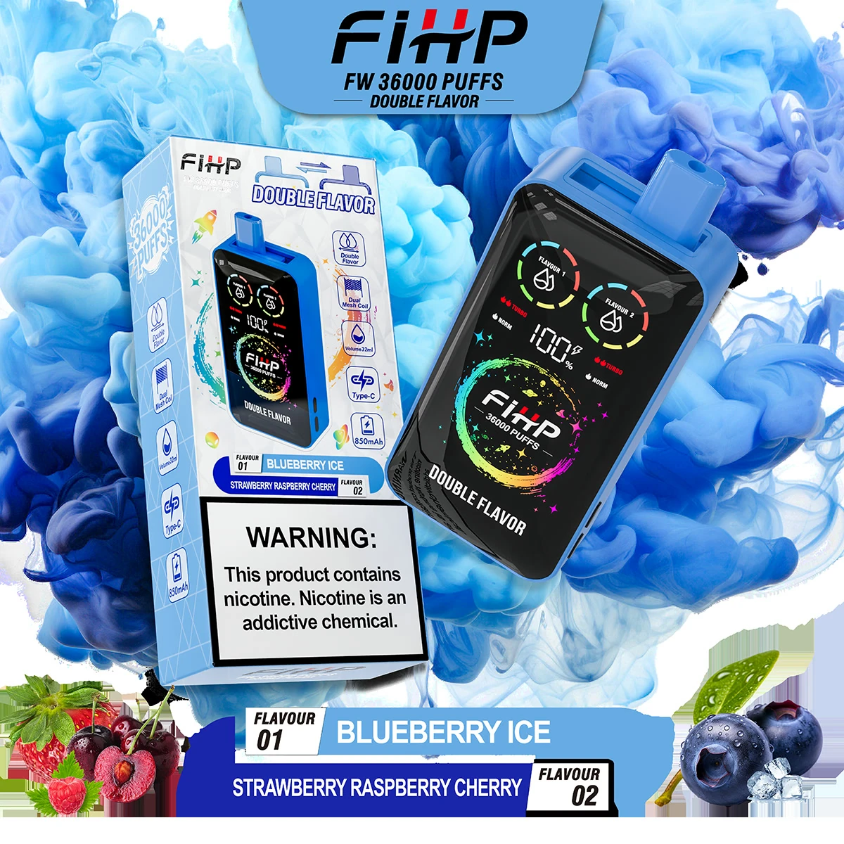 fihp-36k-2-in-1-power-control-vape-32ml-display image 2