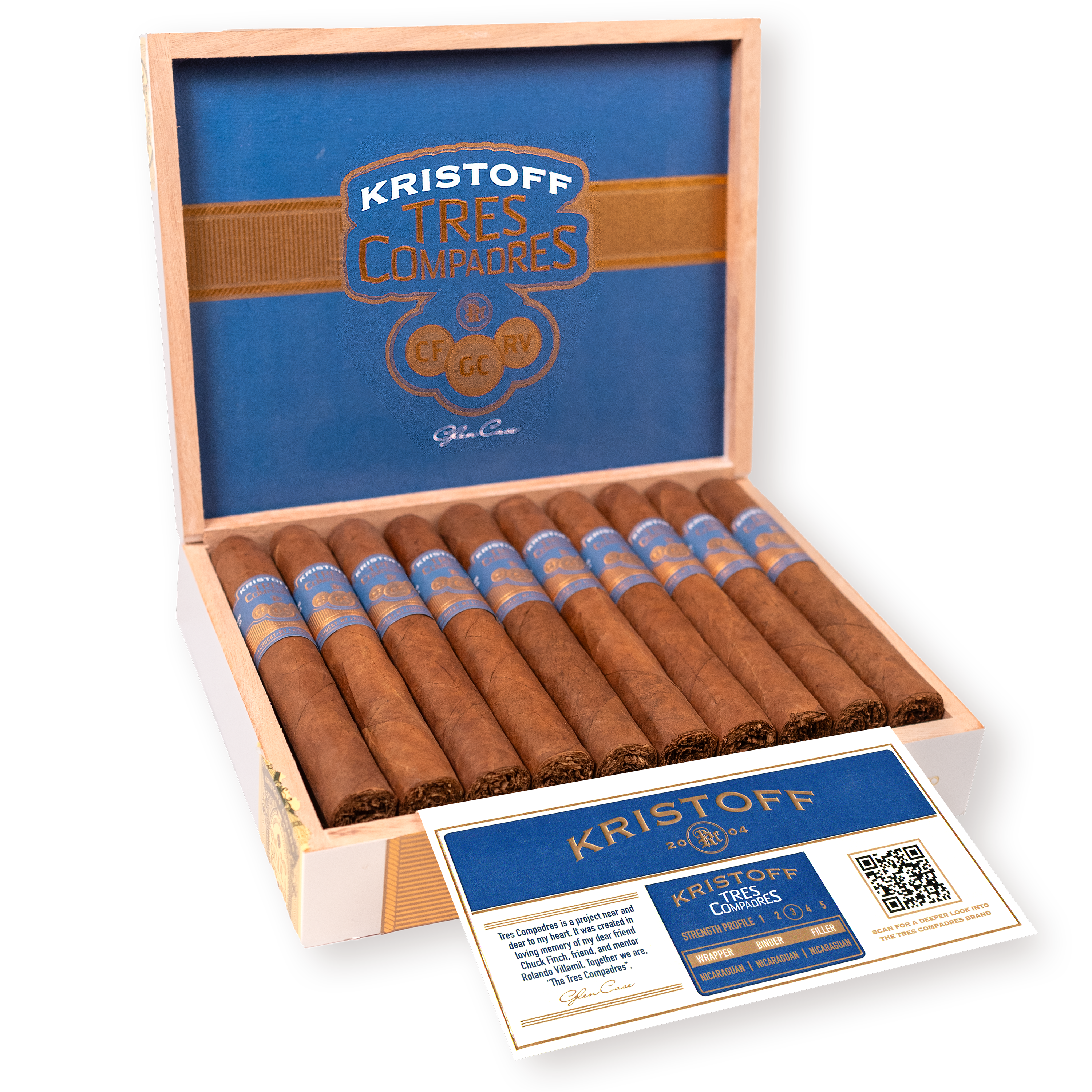 kristoff-tres-compadres-robusto-zigarre-5x50 image 2