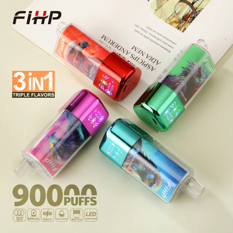 fihp-90k-3-in-1-triple-flavour-vape-42ml-led image 1