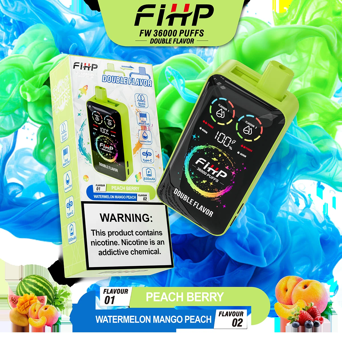 fihp-36k-2-in-1-power-control-vape-32ml-display image 8