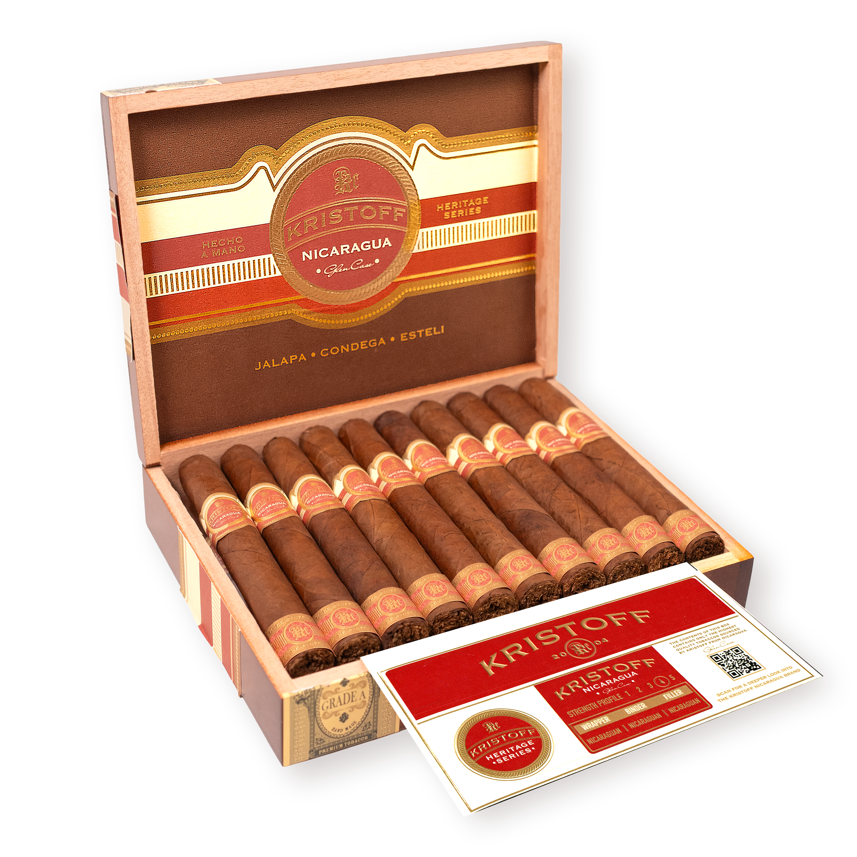 kristoff-nicaragua-robusto-zigarre-5x50-kr-ftiger-puro image 2