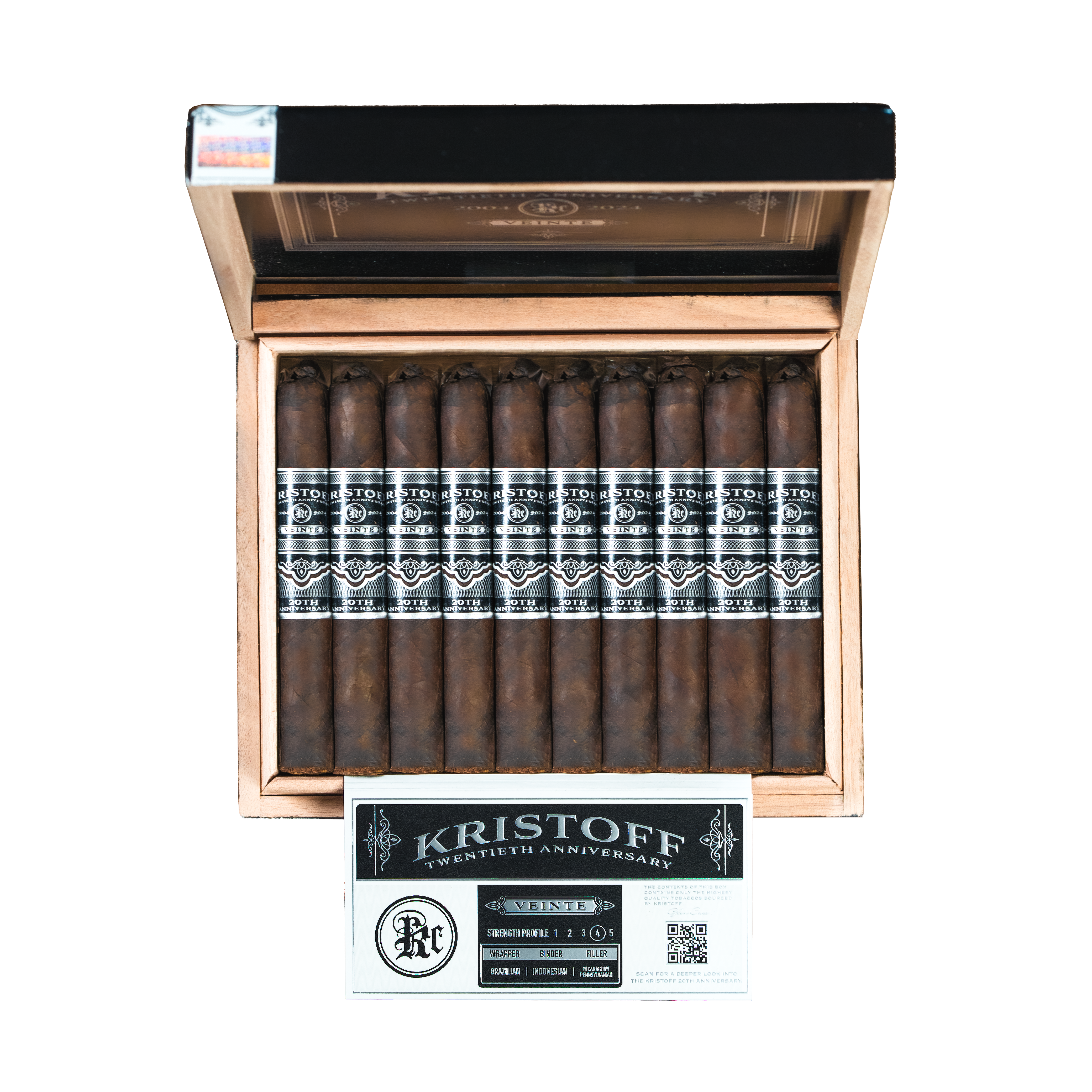 kristoff-veinte-robusto-zigarre-5x50-schokolade image 1