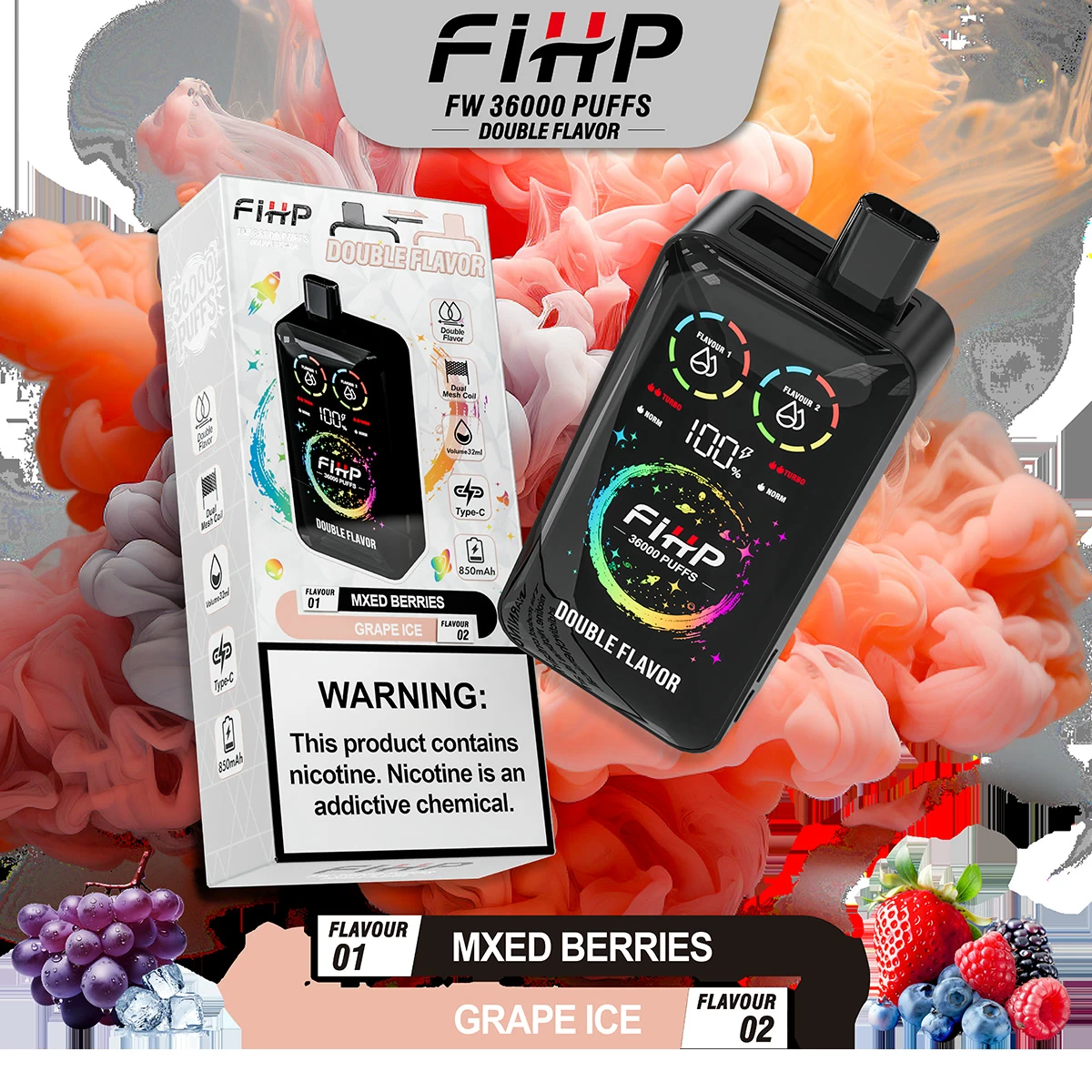fihp-36k-2-in-1-power-control-vape-32ml-display image 7